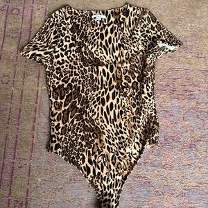 Bar III, short sleeve bodysuit.